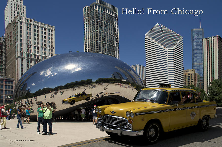 Hello From Chicago The Bean Photograph by Thomas Woolworth