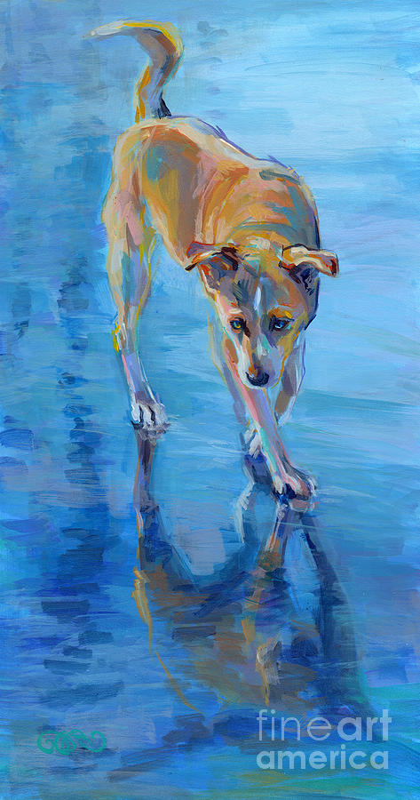 Mixed Breed Painting - Hello Gorgeous by Kimberly Santini