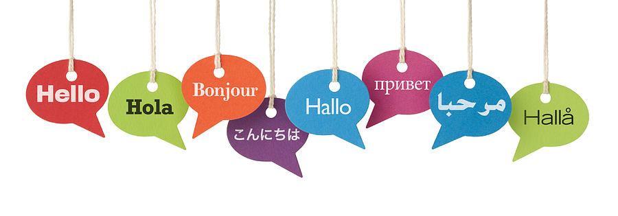 HELLO in eight different languages Photograph by mrPliskin