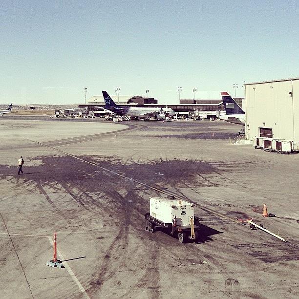 Airport Photograph - Hello Old Friend. #airtransat #yyc by Robyn Chell