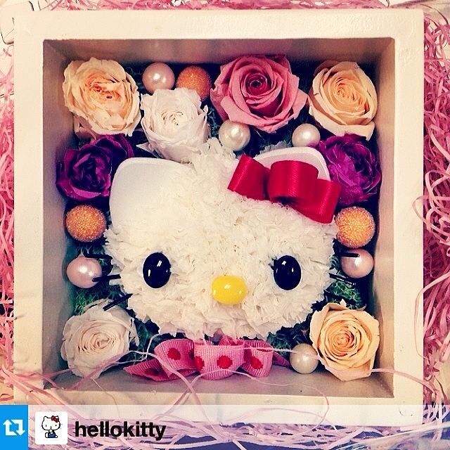 Hellokitty Photograph - #hellokitty Floral Arrangement. #jadore by MTen Ten
