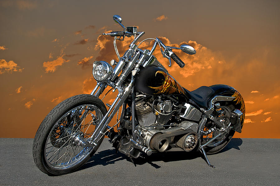Hells Harley Photograph by Dave Koontz