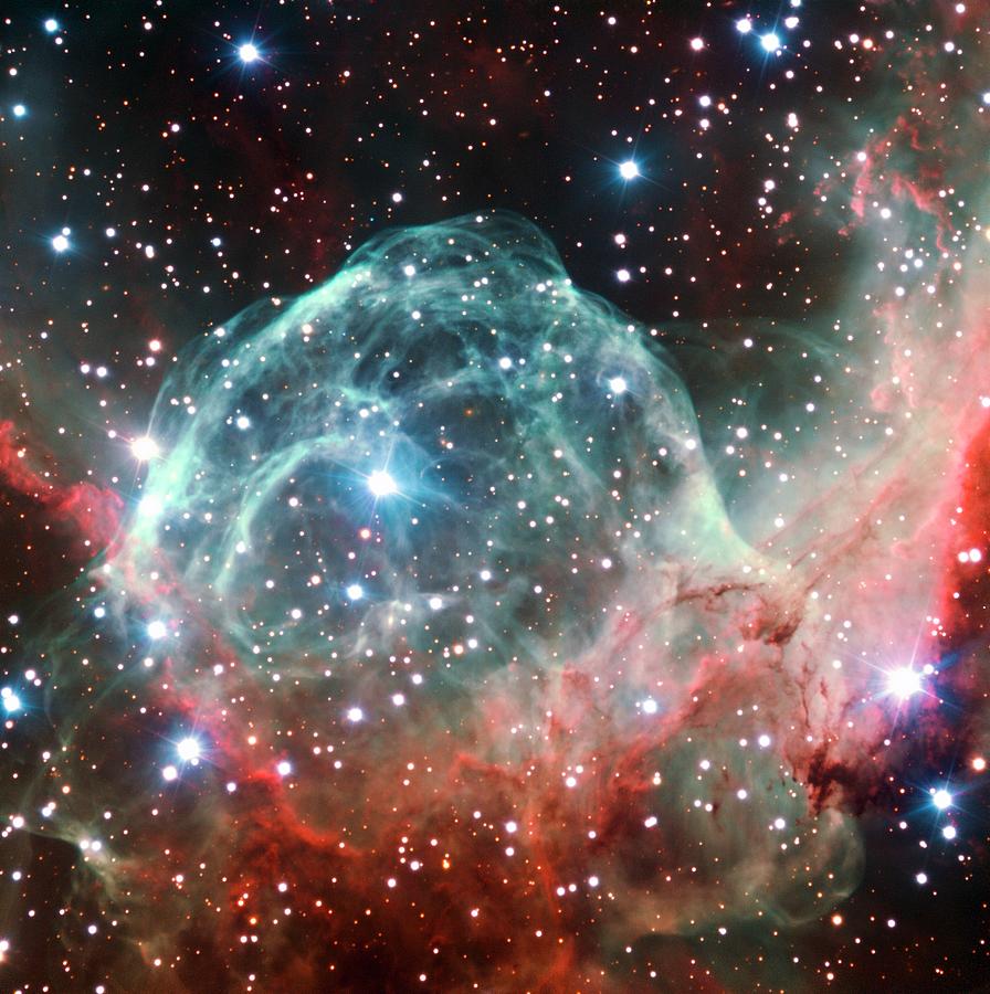 Helmet Nebula Photograph by B. Bailleul/european Southern Observatory/science Photo Library