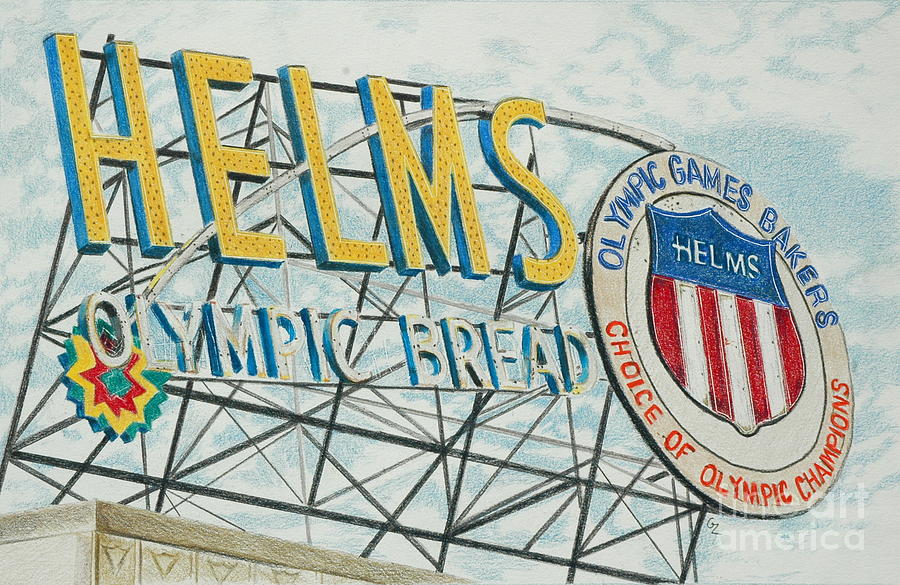 Helms Bread Drawing by Glenda Zuckerman
