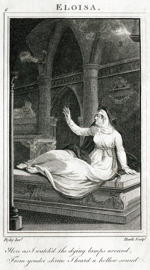 Heloise After Abelards Castration Drawing By Mary Evans Picture Library Pixels