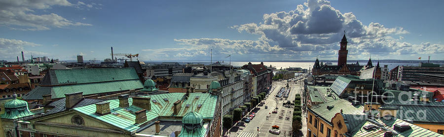 Clock Photograph - Helsingborg HDR pano by Antony McAulay