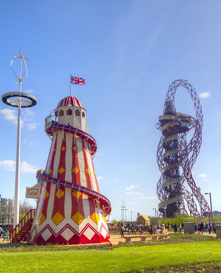 Helter-Skelter and Orbit Photograph by David French