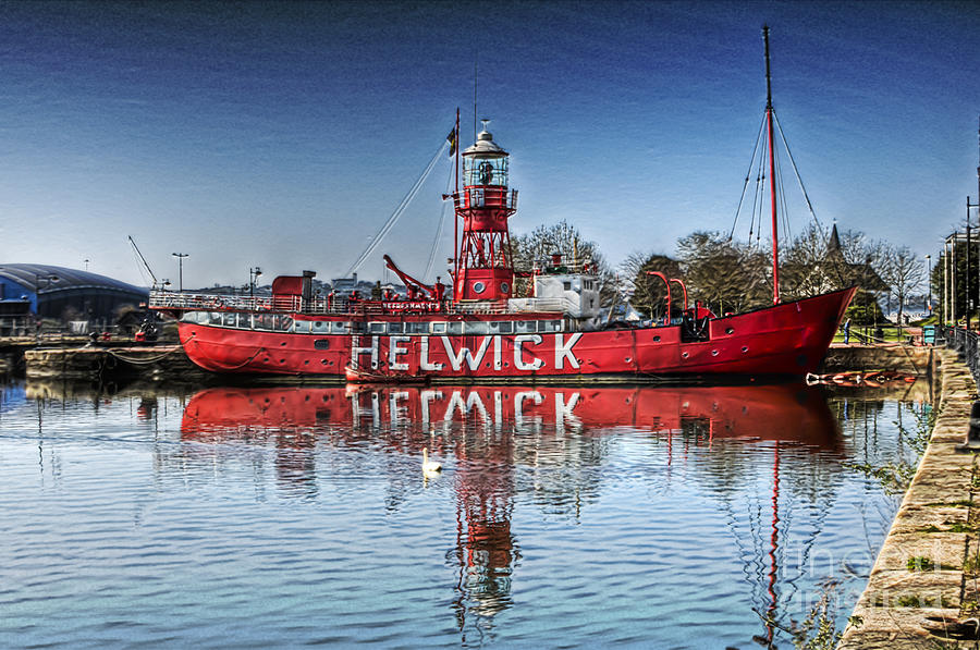 Helwick Lightship Cardiff Bay Photograph