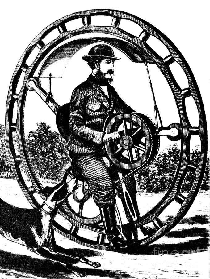 Hemmings Unicycle, Hand-powered Photograph by Science Source