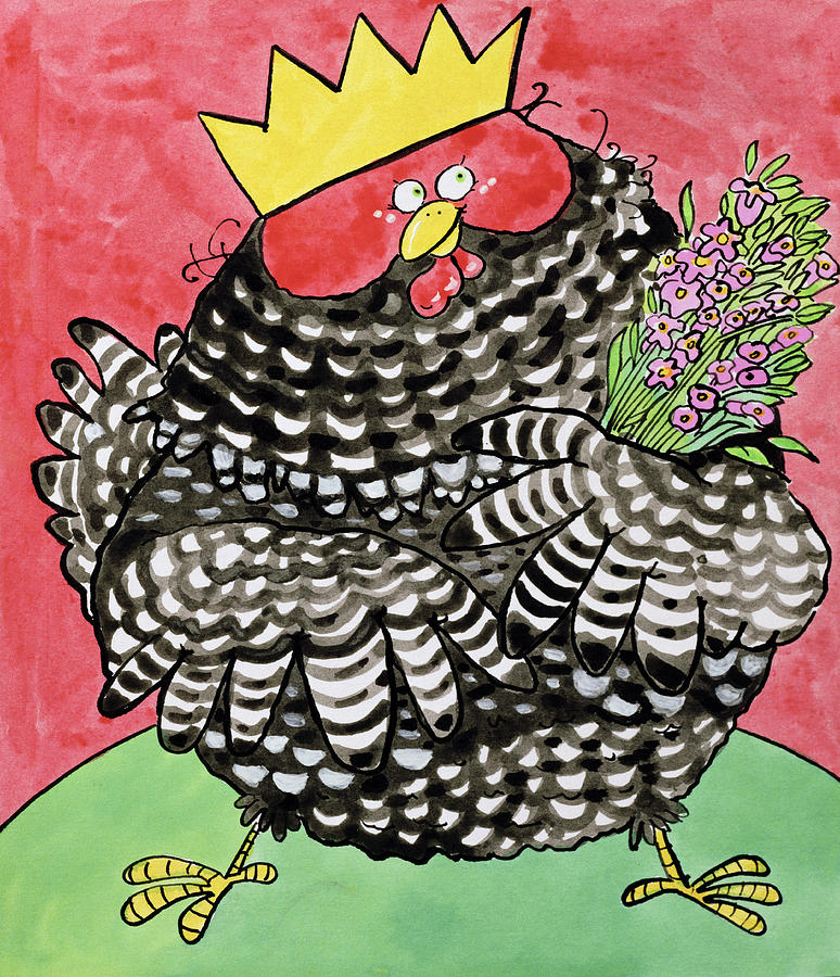 Hen Painting by Maylee Christie