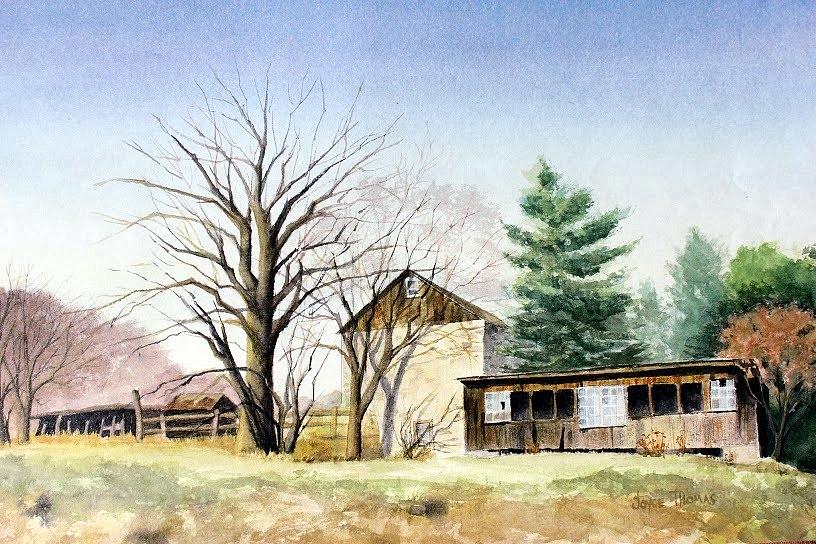 Hen House Painting by Joyce Thomas - Fine Art America