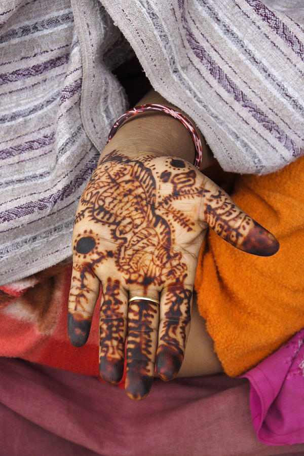 Henna Hands Photograph by Michele Burgess