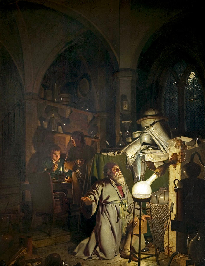 Hennig Brand, German Alchemist Painting by Science Source