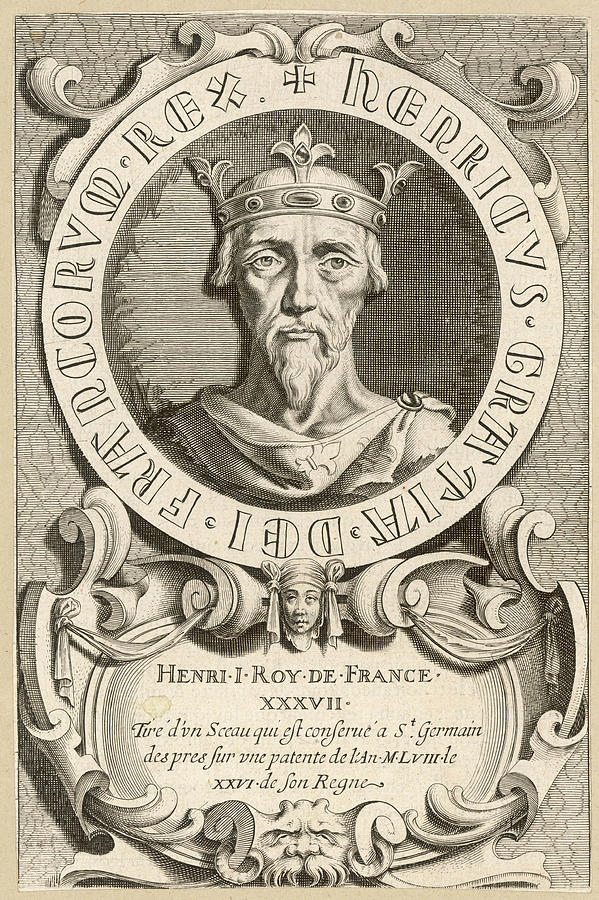 Henri I King Of France Date Drawing by Mary Evans Picture Library ...