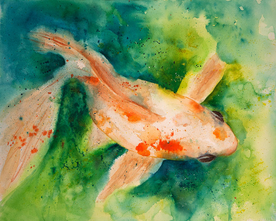 Henri S Goldfish Painting By Lynne Furrer Fine Art America   Henris Goldfish Lynne Furrer 