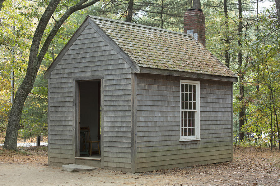 Henry David Thoreaus Cabin Photograph by Science Stock Photography