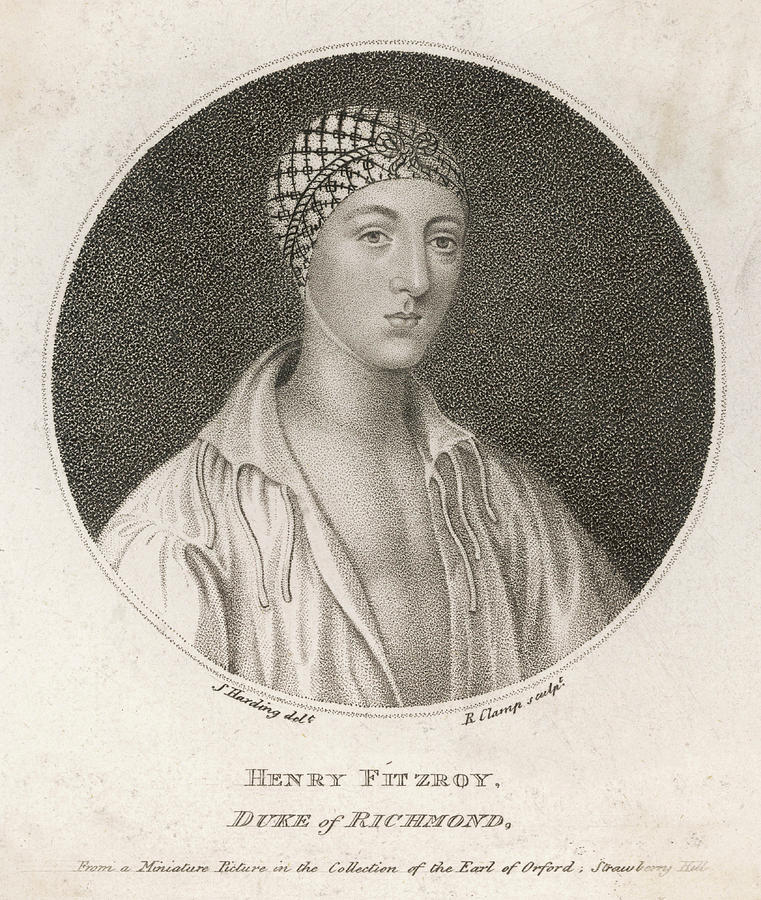 Henry Fitzroy Duke Of Richmond Drawing By Mary Evans Picture Library Pixels 