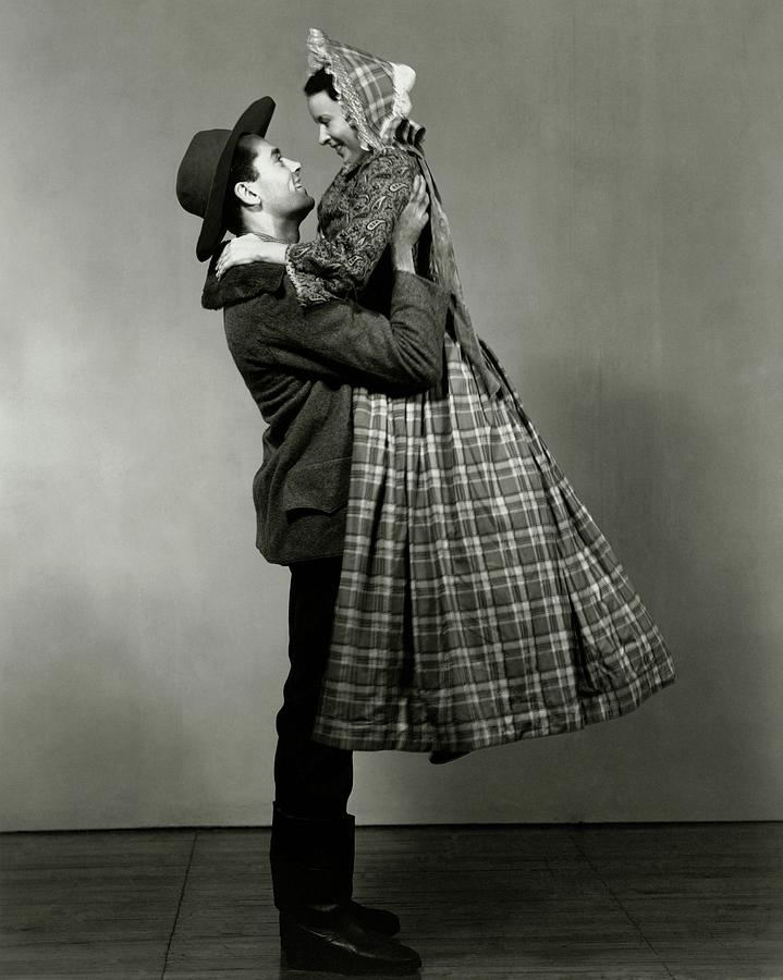 Henry Fonda Lifting June Walker Photograph by Florence Vandamm