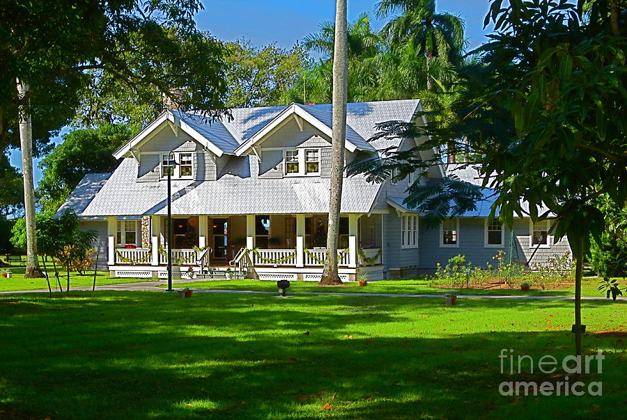 Henry Ford Historic Winter Home in Ft. Myers Florida. Photograph by ...