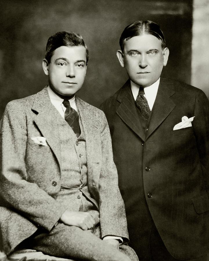 Henry L. Mencken And George Jean Nathan Photograph by Ben Pinchot