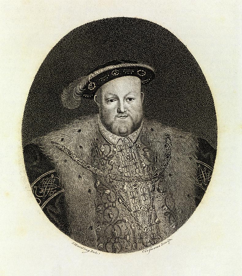 Portrait Photograph - Henry Viii by Middle Temple Library/science Photo Library
