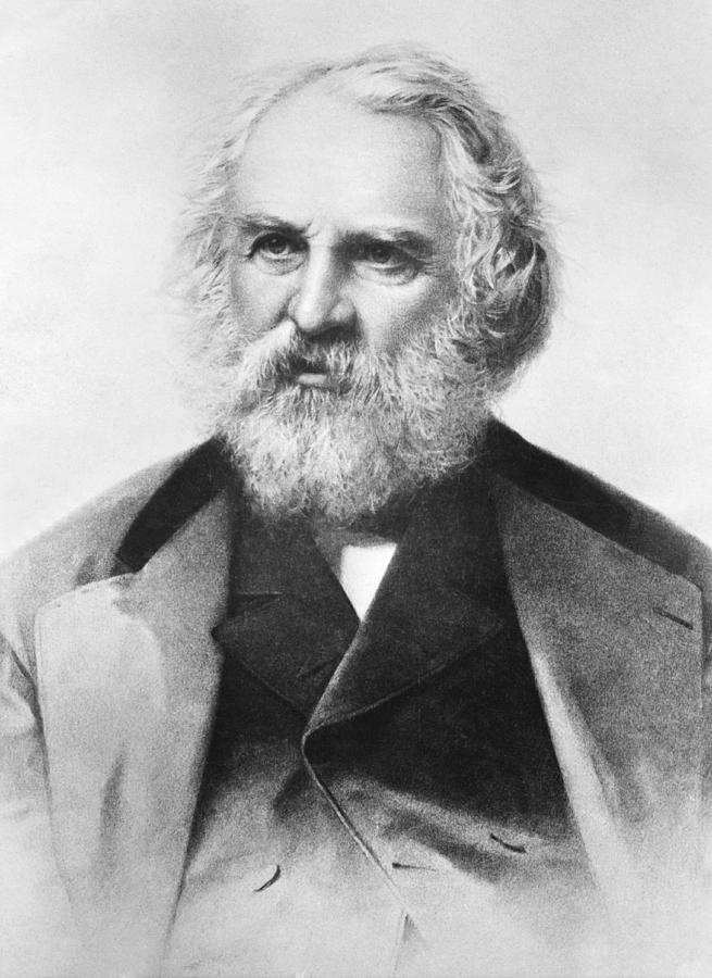 Henry Wadsworth Longfellow Photograph by Underwood Archives