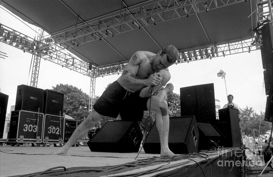 Music Photograph - HenryRollins-GP12 by Timothy Bischoff