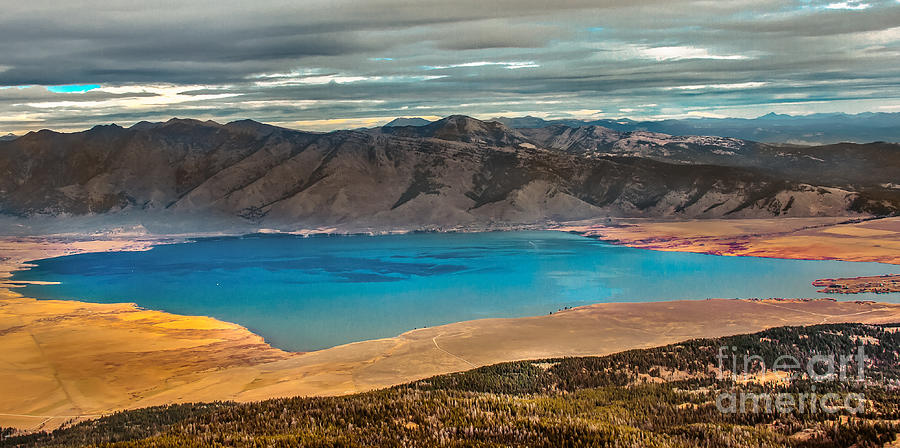 Henrys Lake Panoraminc Photograph by Robert Bales