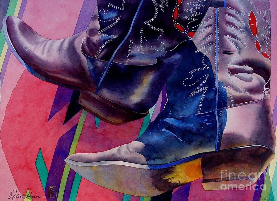 Her Boots Painting by Robert Hooper