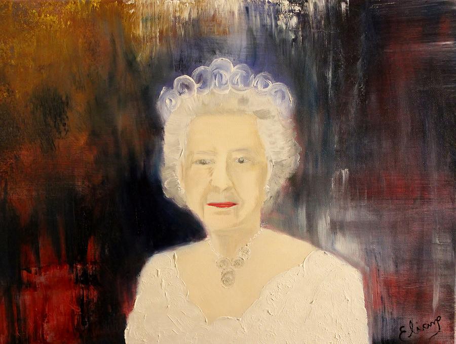 Her Majesty the Queen Impressionism Painting by Eliane Ellie - Fine Art ...