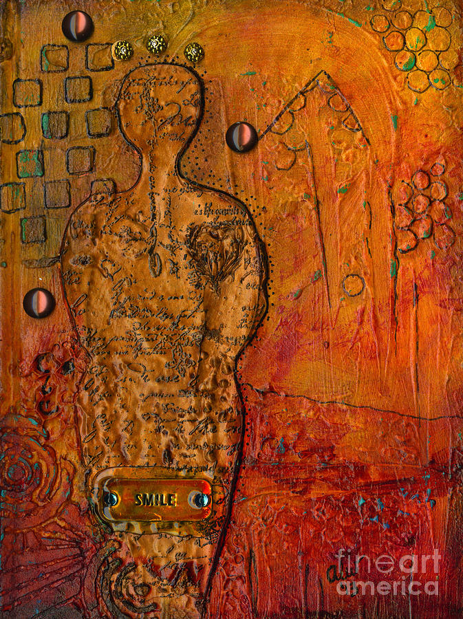 Her Story Mixed Media by Angela L Walker