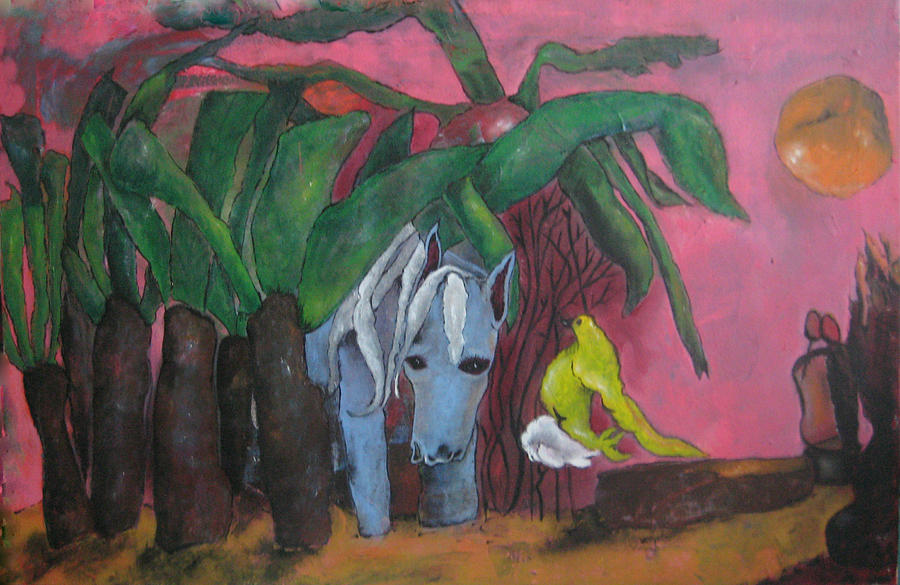 Fairytale Painting - Her Voice Was Low And Sweet And Filled With Music by Abigail Lee Goldberger Fairytale Painting - Her Voice Was Low And Sweet And Filled With Music by Abigail Lee Goldberger