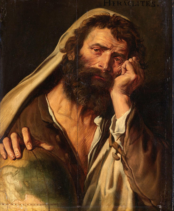 Heraclitus Painting by Abraham Janssens