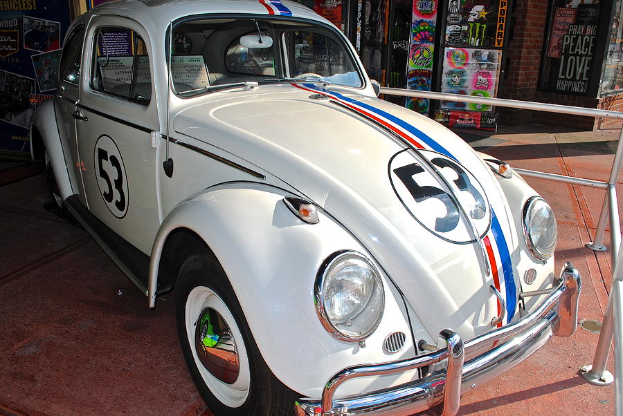 Movie Photograph - Herbie the Love Bug by Frozen in Time Fine Art Photography