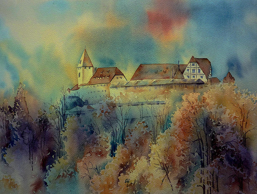 Fall Painting - Herbstveste by Thomas Habermann
