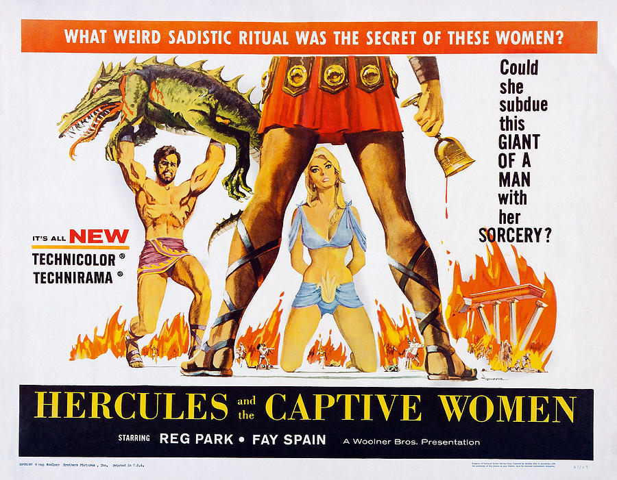 Hercules And The Captive Women, Reg Photograph by Everett