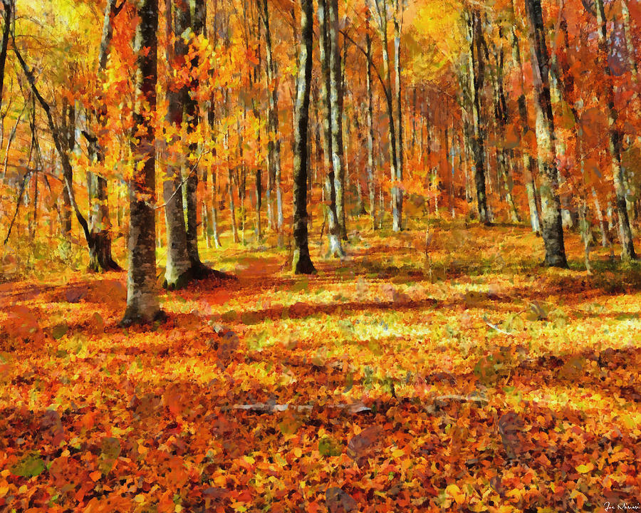 Here Comes Fall Painting by Joe Misrasi