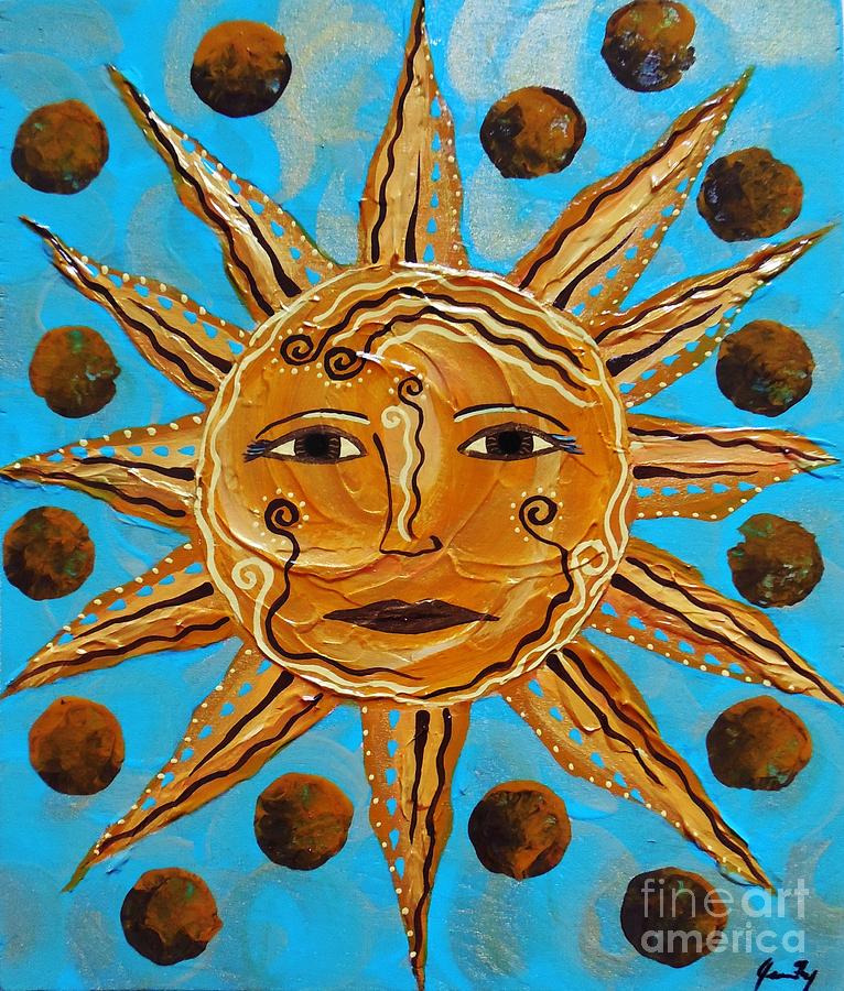 Here Comes The Sun Painting By Jean Fry