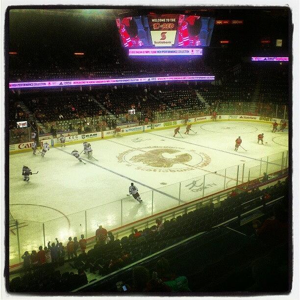 Here I Am At Flames Game!! :) Photograph by Jar Robertson