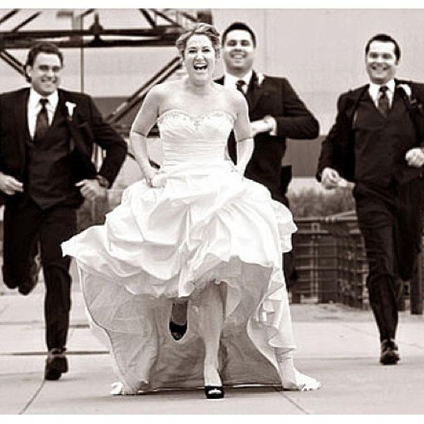 Brides Photograph - Here They Come! The Wedding Season Has by Tonino Guzzo