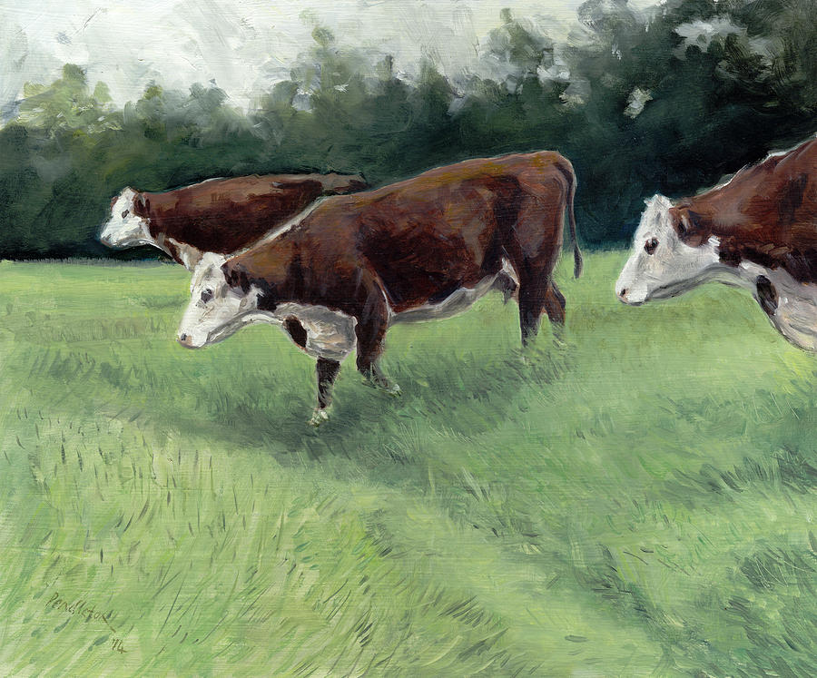 Herefords Painting