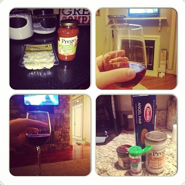Heres To Pasta And Wine Date Nights Photograph by Carly Edwards