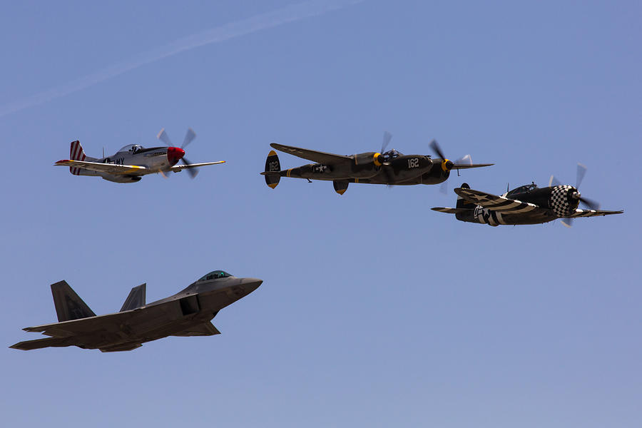 Heritage Flight of Four Photograph by John Daly