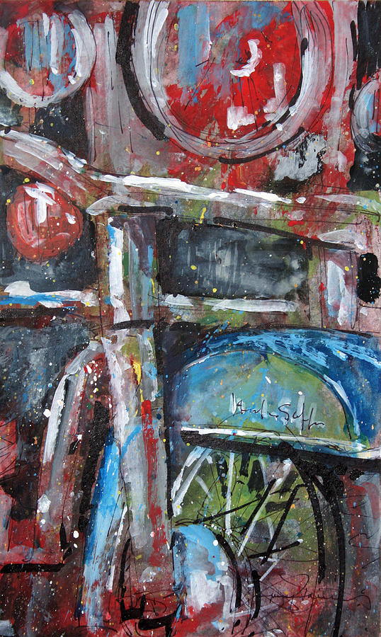 Heritage Softail 3 Painting by Doug Davies Fine Art America