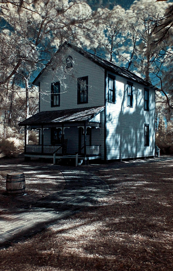 Heritage Village Color IR Photograph by Michael White