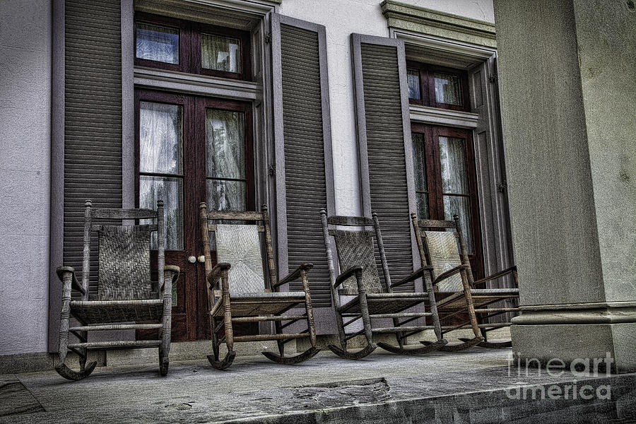 Hermitage Chairs Photograph by Timothy Hacker