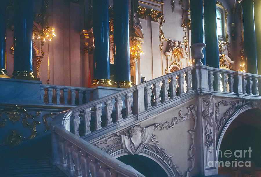 Hermitage Staircase Photograph by Bob Phillips