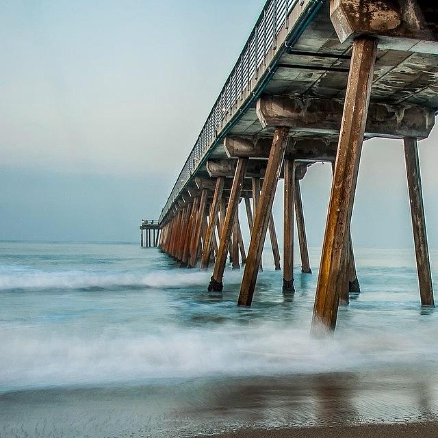 Pier Photograph - Hermosa Beach California #d800 #nikon by William  Carson Jr