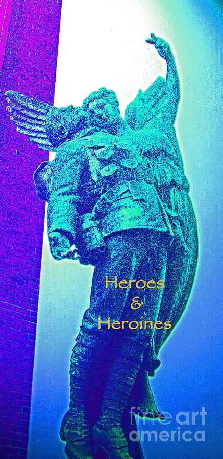 Heroes and Heroines Group avatar Mixed Media by First Star Art
