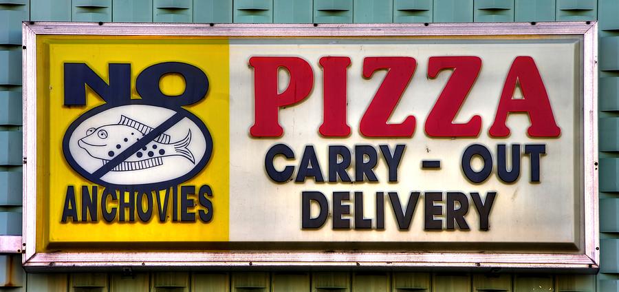 Heroes of the Pizza Universe No. 1 - No Anchovies Pizza - Taneytown Carroll County MD Photograph by Michael Mazaika